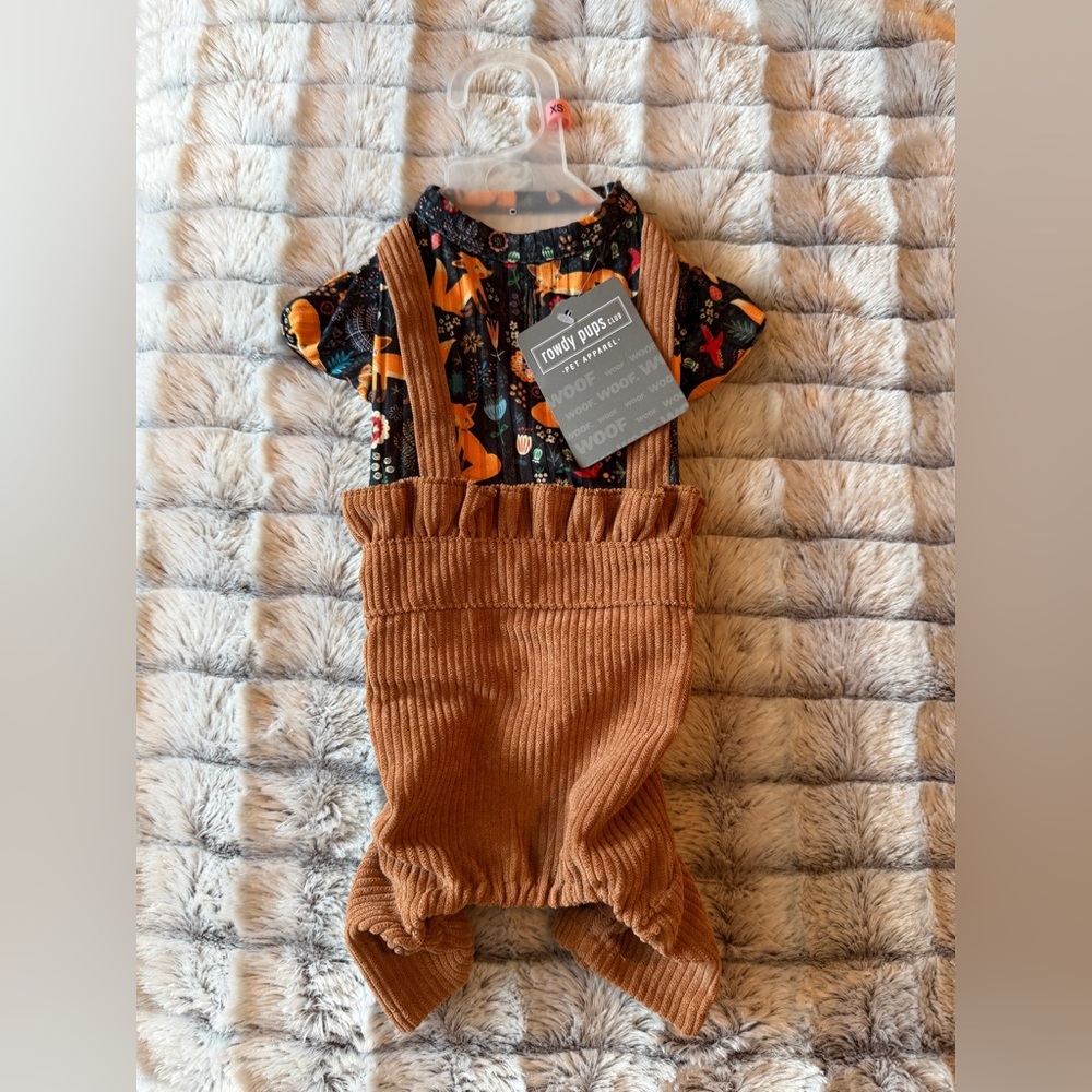 Rowdy Pups Club dog jumpsuit, NWT